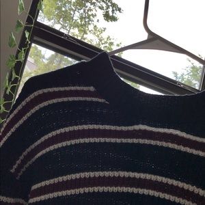 A Black Sweater with Stripes & a Colorful Sweater!